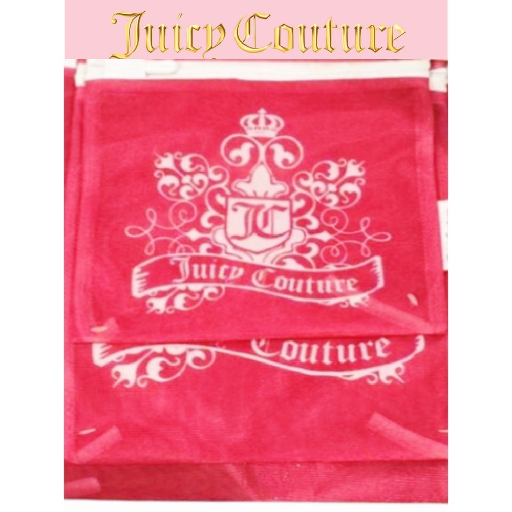 Juicy Couture Home Heritage Logo Set of 3 Mesh Wash Bags